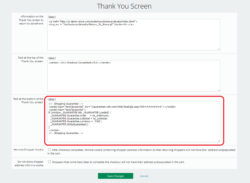 Thank you_page - BuySafe with Shopsite
